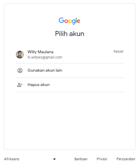 Masuk Akun Google